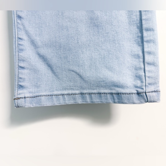 Wonder Nation Girls Blue Straight Leg Cargo Jeans Size 8 Adjustable Kids Denim - Picture 6 of 16